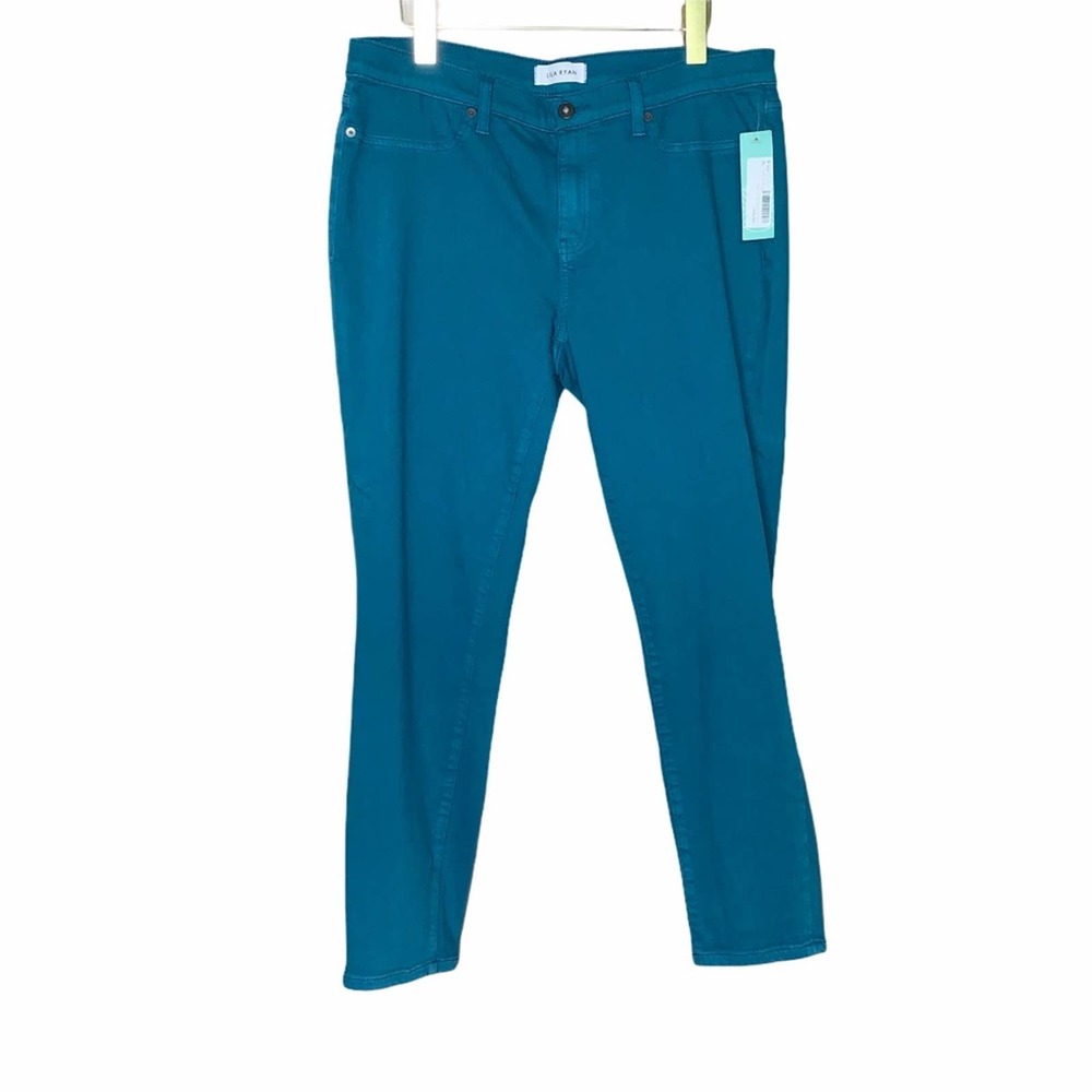 LILA RYAN Women's Skinny Jeans in Teal